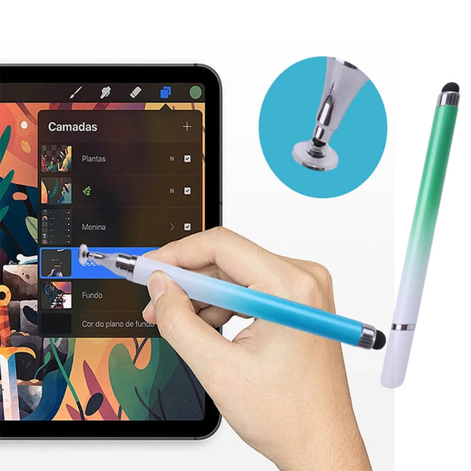 Universal Disk Stylus Pen for Tablet Mobile Laptop Capacitive Screen Touch Pen